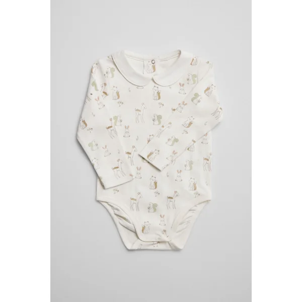 Lot de 2 bodys bébé manches longues