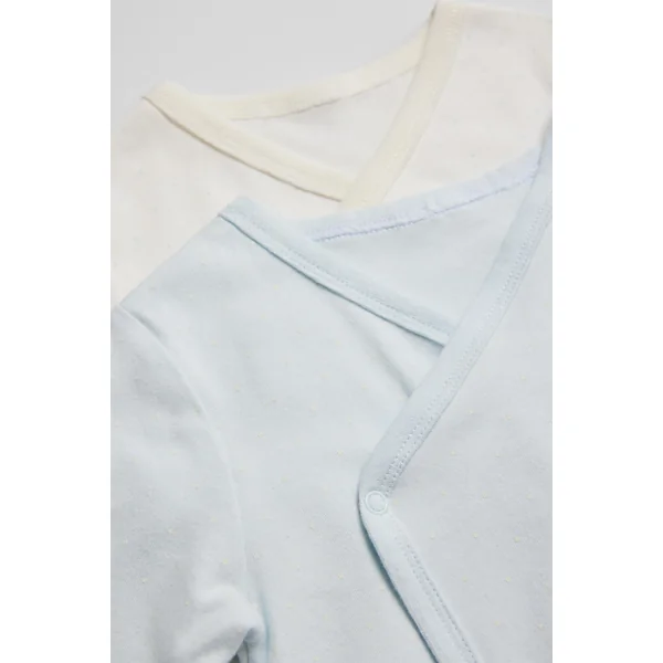 Lot de 2 bodys bébé manches longues