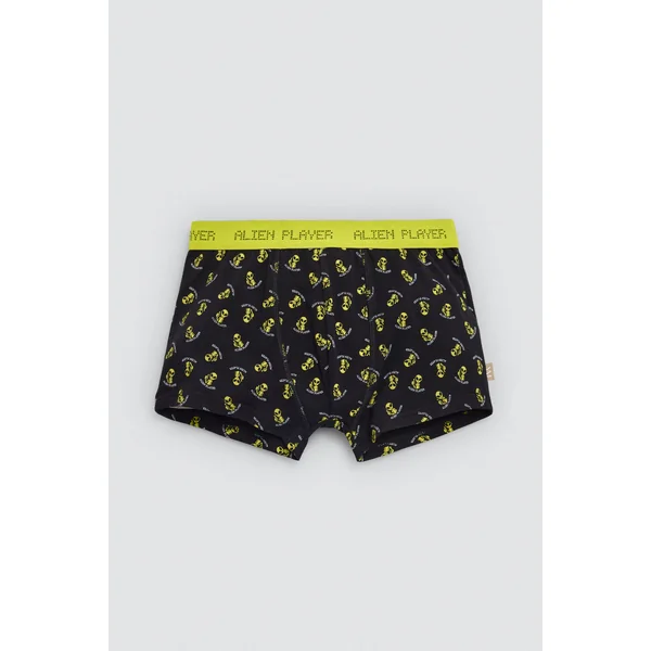 Lot de 2 boxers en coton pour jeunes avec imprimés Alien