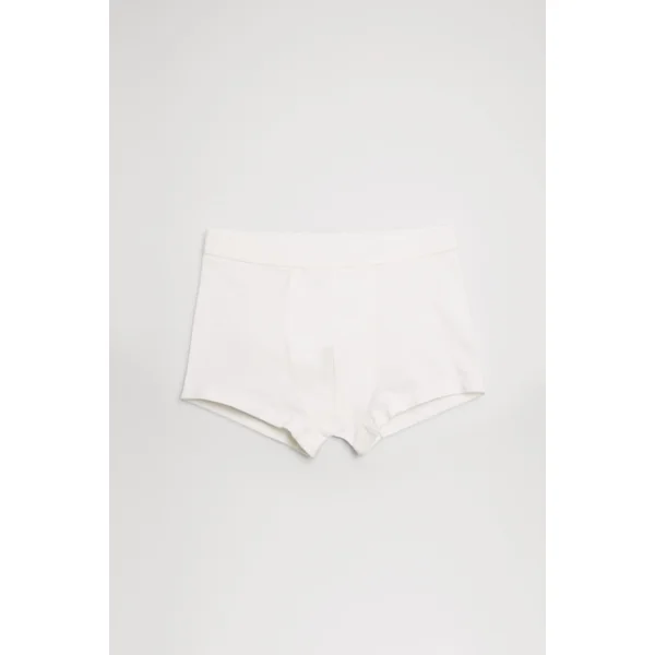 Lot de 2 boxers garçon en coton blanc