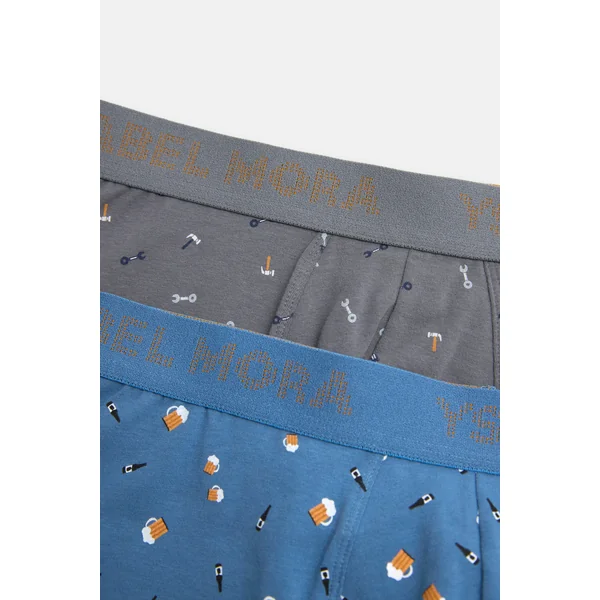 Lot de 2 boxers imprimés