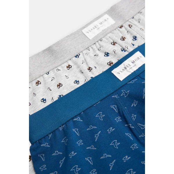 Lot de 2 boxers imprimés