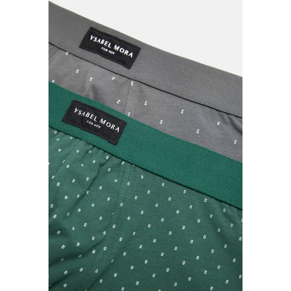 Lot de 2 boxers imprimés minimalistes