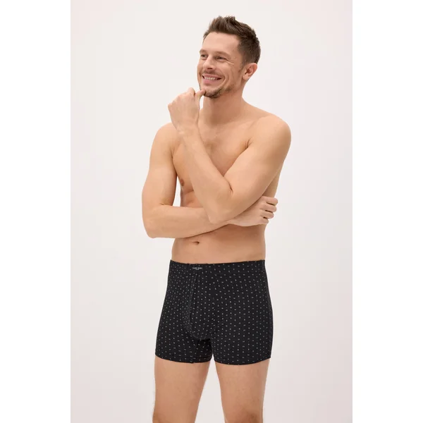 Lot de 2 boxers imprimés à motifs minimalistes