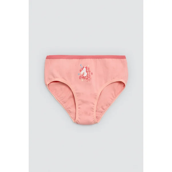 Lot de 2 culottes enfant en coton imprimé Licorne