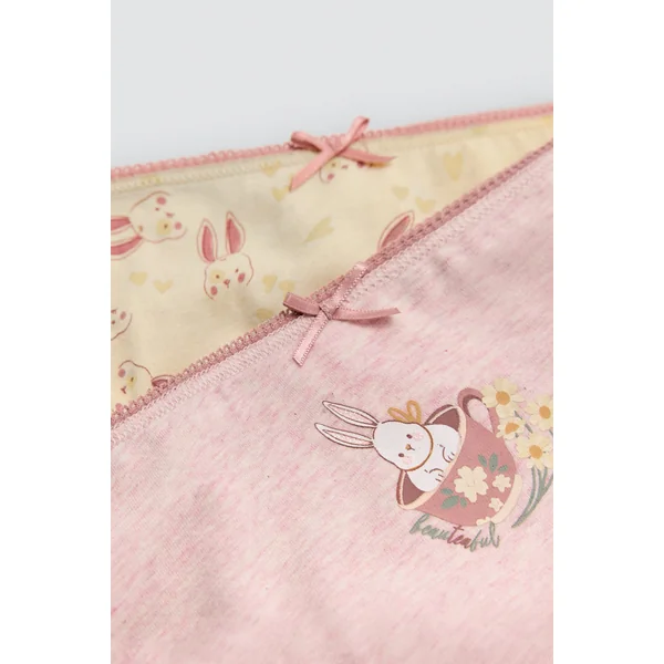 Lot de 2 culottes enfant en coton imprimé Tea time