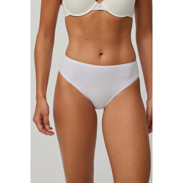 Lot de 2 culottes midi basiques blanches