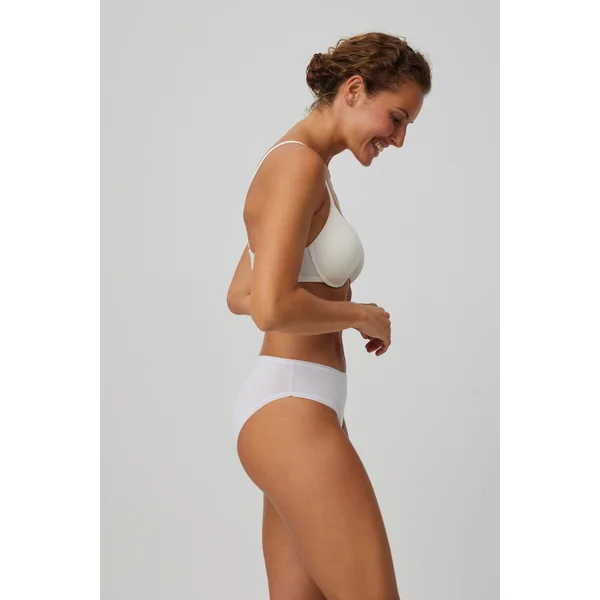Lot de 2 culottes midi basiques blanches