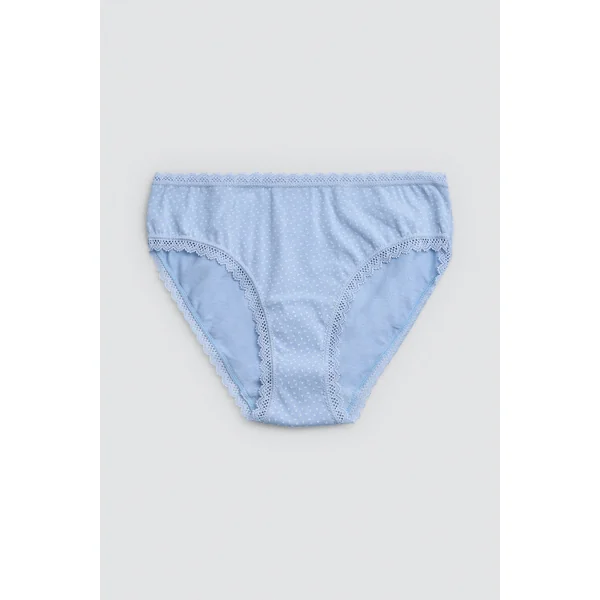 Lot de 2 culottes midi imprimées dans les tons bleus