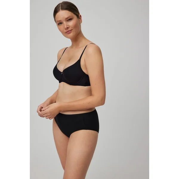 Lot de 2 culottes montantes basic noires