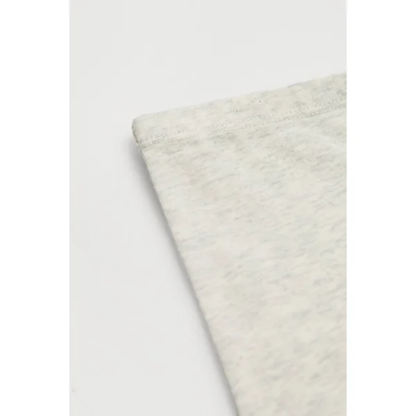 Lot de 2 jupes-culottes fille en coton gris et rose
