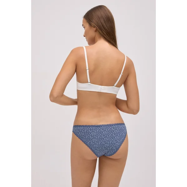 Lot de 2 mini culottes imprimées dans les tons bleus