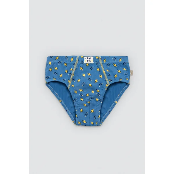 Lot de 2 slips enfant en coton imprimé Cool Kid