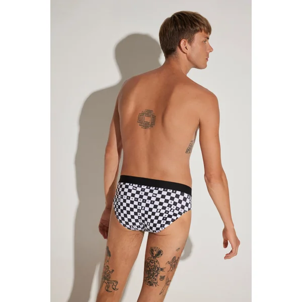 Lot de 2 slips imprimés Sockarrats Chess