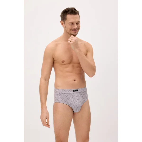Lot de 2 slips minimalistes à rayures imprimées