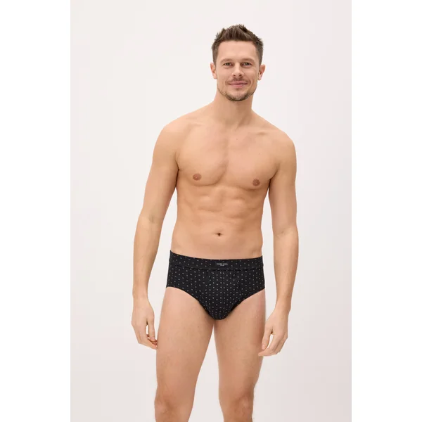 Lot de 2 slips minimalistes à rayures imprimées