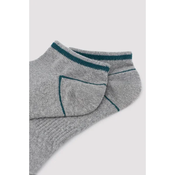 Lot de 3 chaussettes courtes avec détails à rayures contrastées