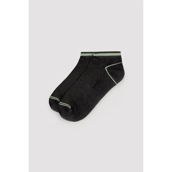 Lot de 3 chaussettes courtes avec détails à rayures contrastées