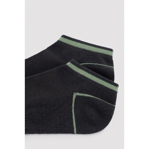 Lot de 3 chaussettes courtes avec détails à rayures contrastées