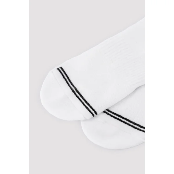 Lot de 3 chaussettes courtes avec détails à rayures contrastées