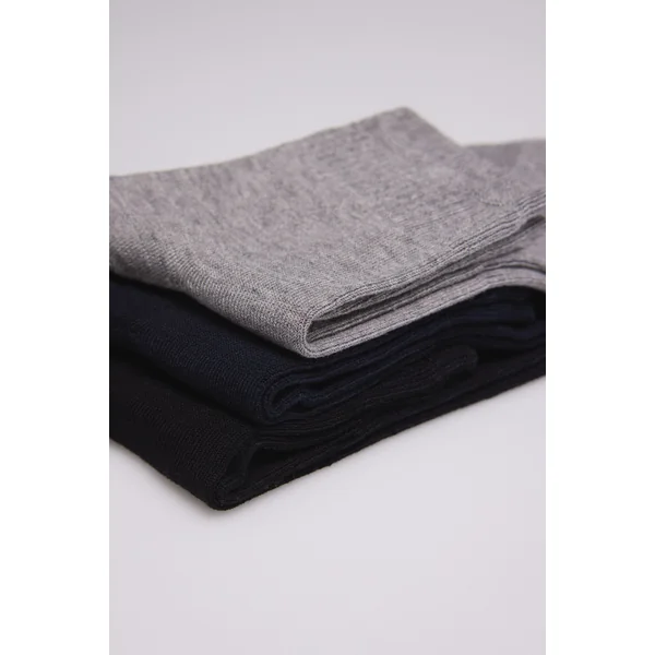 Lot de 3 chaussettes courtes respirantes assorties