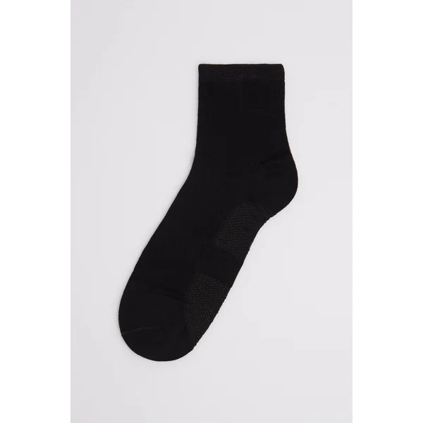 Lot de 3 chaussettes courtes respirantes noires