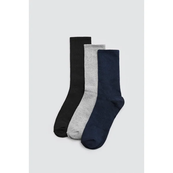 Lot de 3 chaussettes de sport aux tons foncés