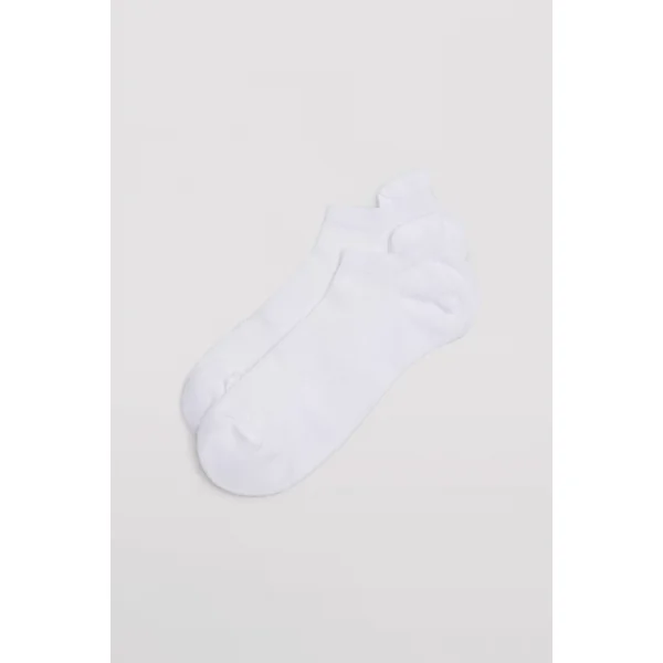 Lot de 3 chaussettes de sport courtes respirantes blanches