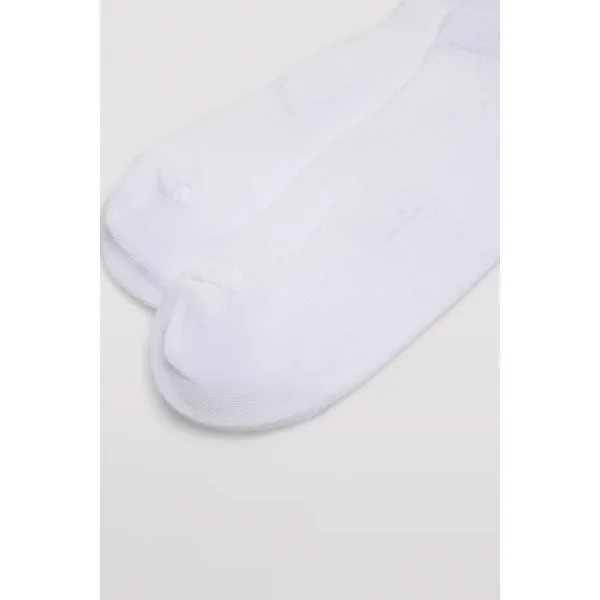 Lot de 3 chaussettes de sport courtes respirantes blanches