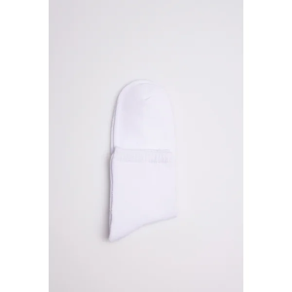 Lot de 3 chaussettes de sport en éponge blanches
