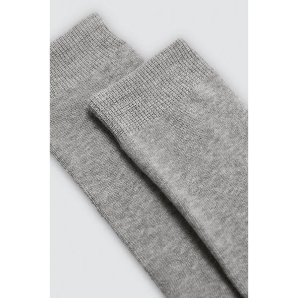 Lot de 3 chaussettes hautes thermiques avec poignets anti-pression aux couleurs neutres