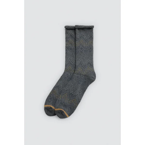 Lot de 3 chaussettes hautes thermiques imprimées sans revers
