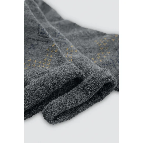 Lot de 3 chaussettes hautes thermiques imprimées sans revers