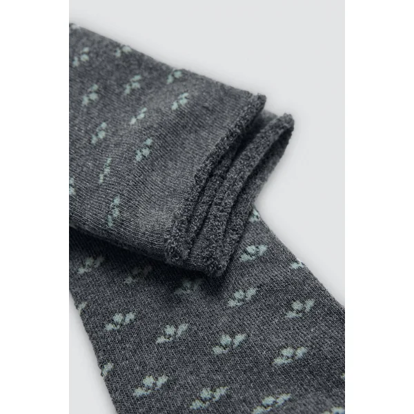 Lot de 3 chaussettes hautes thermiques imprimées sans revers