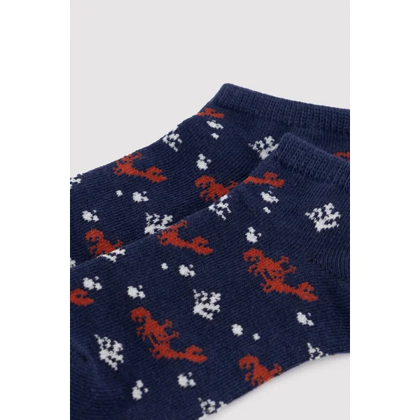Lot de 3 chaussettes imprimées pour enfants. Apprenez à être sûr.