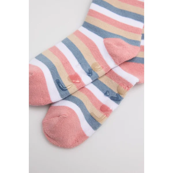 Lot de 3 chaussettes thermiques antidérapantes pour enfants Love