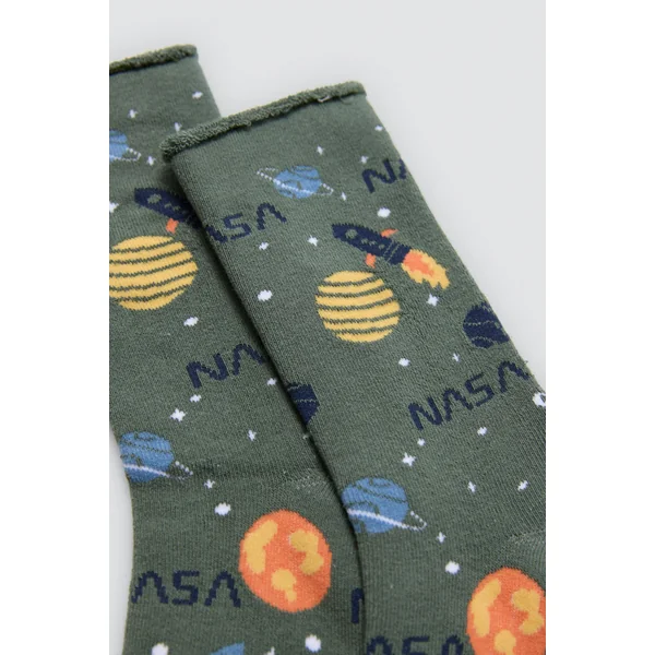 Lot de 3 chaussettes thermiques enfant sans revers Univers
