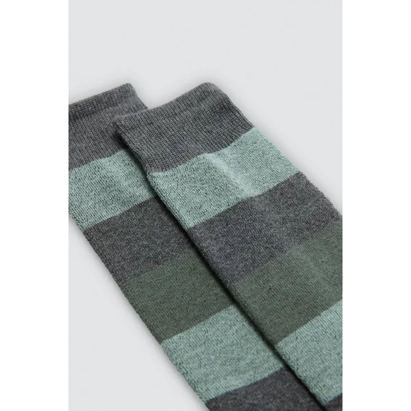 Lot de 3 chaussettes thermiques hautes imprimées sans revers