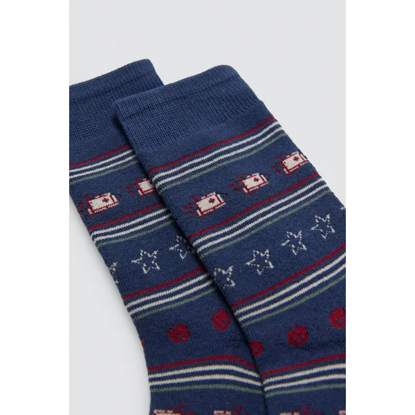 Lot de 3 chaussettes thermiques imprimées Cosmos pour enfants