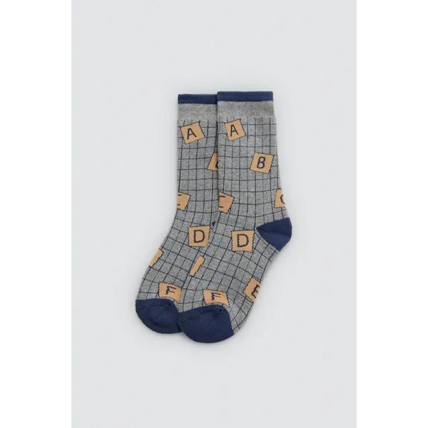 Lot de 3 chaussettes thermiques pour enfants avec imprimés Jeux de société