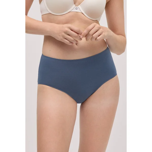 Lot de 3 culottes taille haute basiques en coton