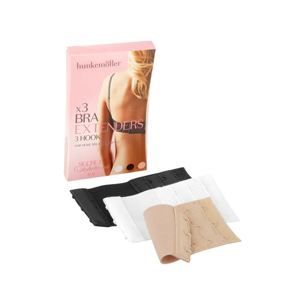 Lot de 3 extensions pour soutien-gorge - Blanc