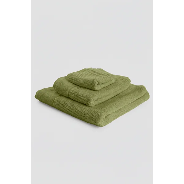 Lot de 3 serviettes vertes | MUYDEMI