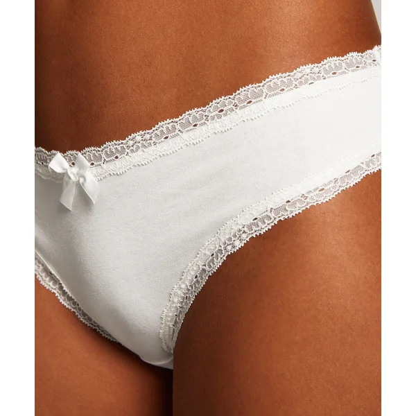 Lot de 3 shorts brésiliens en coton Georgia - Blanc