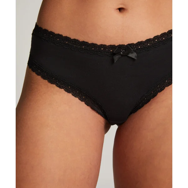 Lot de 3 shorts brésiliens en coton Georgia - Noir