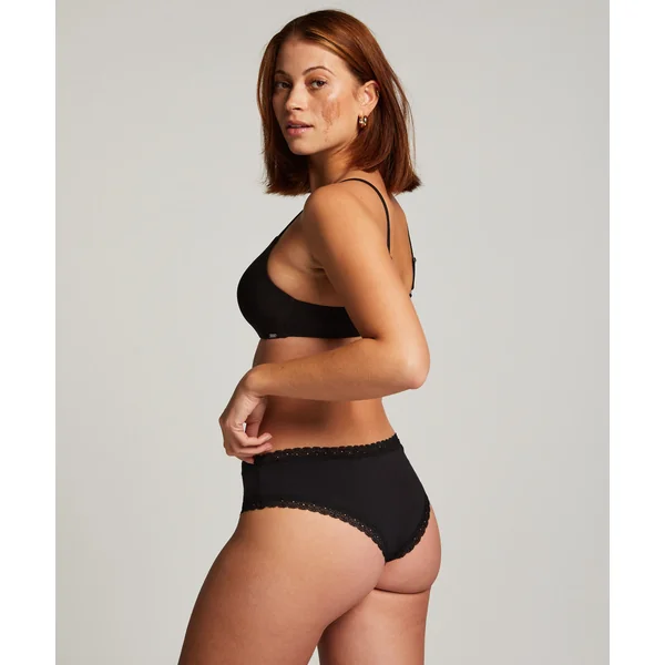 Lot de 3 shorts brésiliens en coton Georgia - Noir