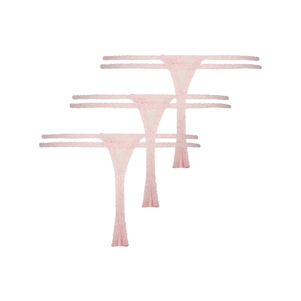 Lot de 3 strings - Rose