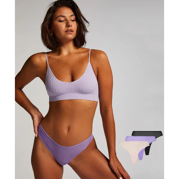 Lot de 3 strings - Rose