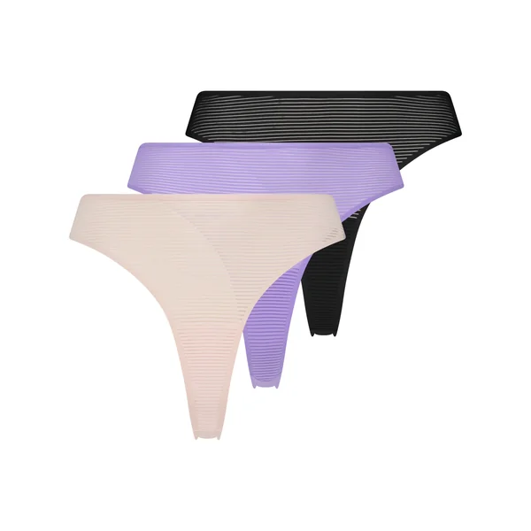 Lot de 3 strings - Rose