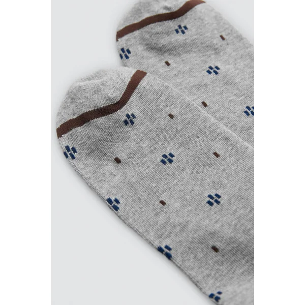 Lot de 4 chaussettes hautes imprimées sans revers